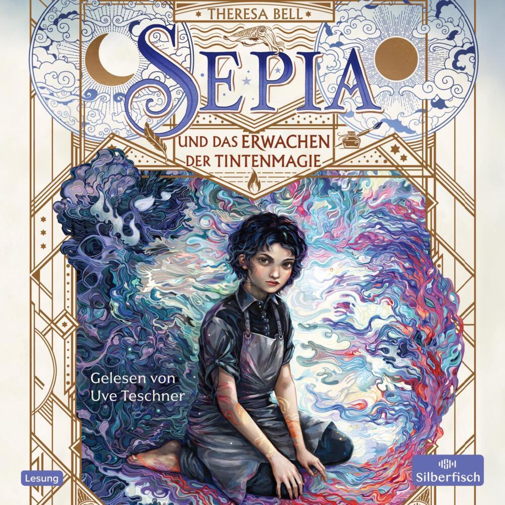 Sepia und das Erwachen der Tintenmagie, 1 Audio-CD, 1 MP3 (Theresa Bell)