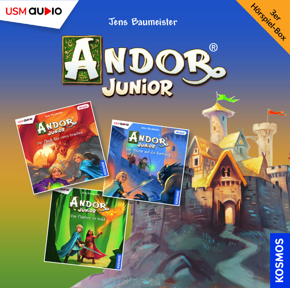 Die große Andor Junior Hörbox Folgen 1-3 (3 Audio CDs), 3 Audio-CD (Jens Baumeister)