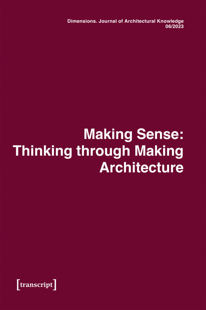 Dimensions. Journal of Architectural Knowledge (Nicolai Bo Andersen)