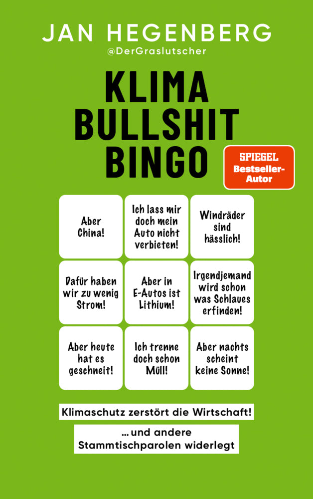 Klima-Bullshit-Bingo (SPIEGEL-Bestseller) (Jan Hegenberg)