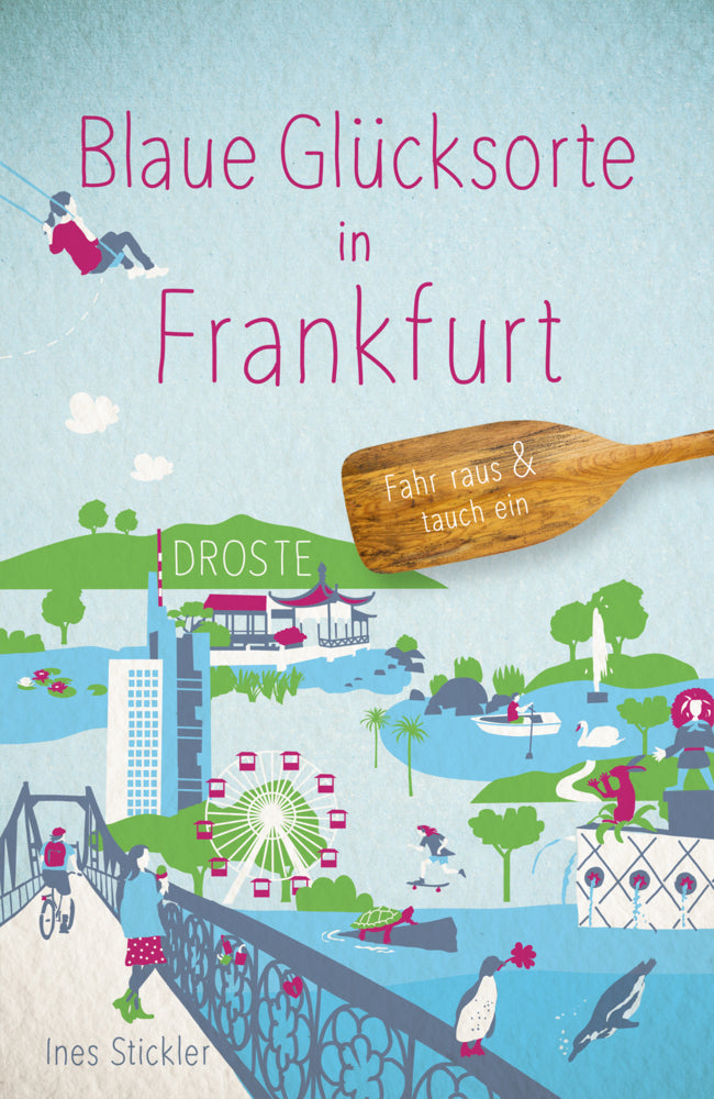 Blaue Glücksorte in Frankfurt (Ines Stickler)