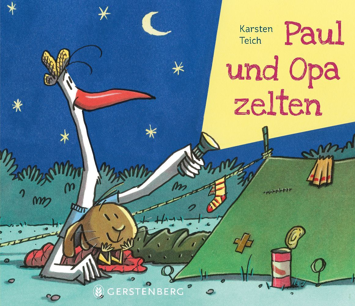 Paul und Opa zelten (Karsten Teich)
