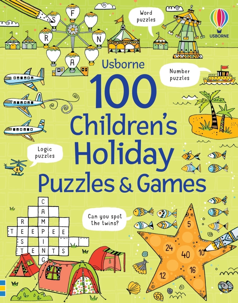 100 Children's Puzzles and Games: Holiday (Phillip Clarke)