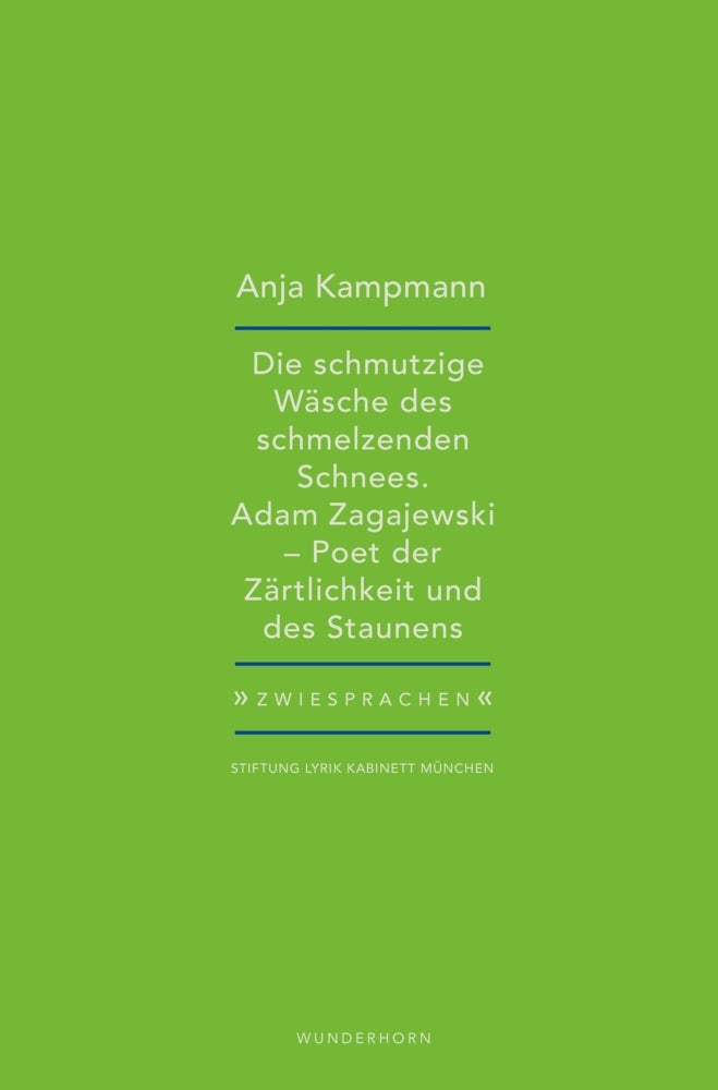 Die schmutzige Wäsche des schmelzenden Schnees (Anja Kampmann)