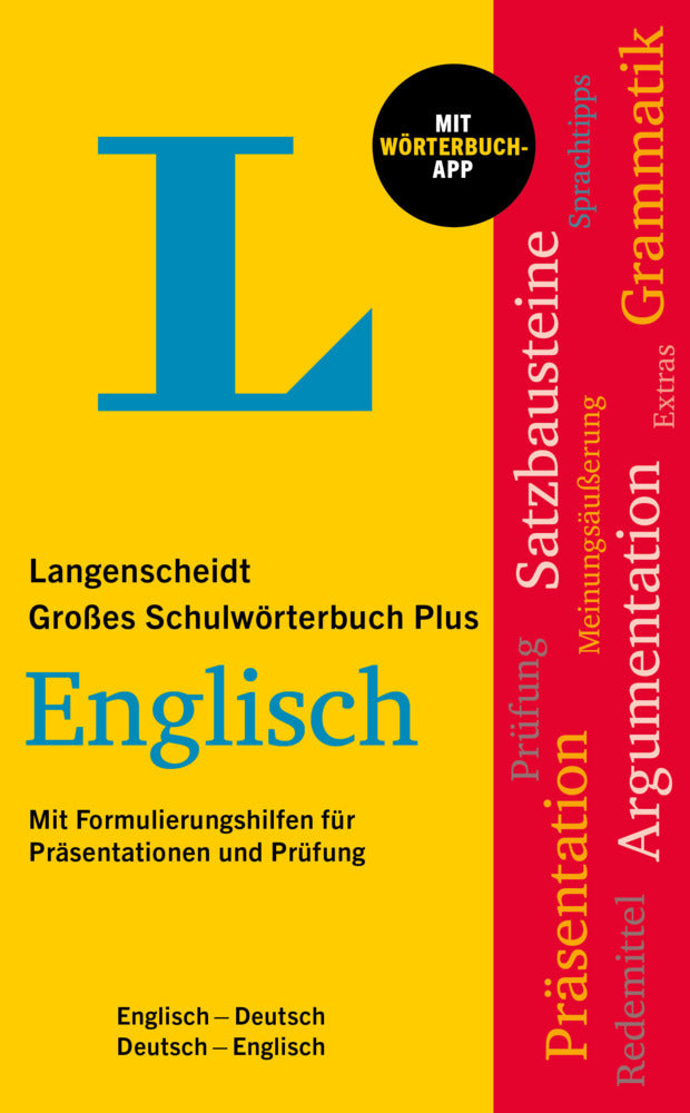 Langenscheidt Großes Schulwörterbuch Plus Englisch, m. Buch, m. Online-Zugang