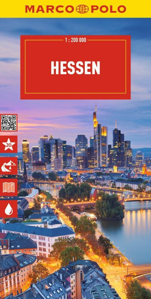 MARCO POLO Reisekarte Deutschland 06 Hessen 1:200.000 (Marco Polo Verlag)
