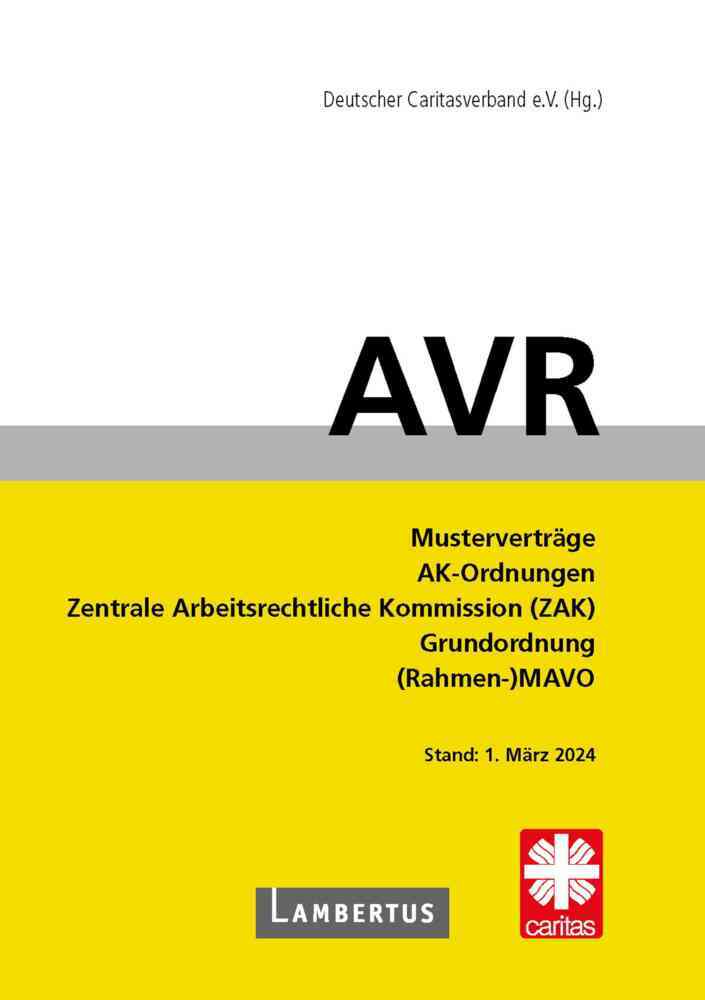 AVR Buchausgabe 2024 (Deutscher Caritasverband)