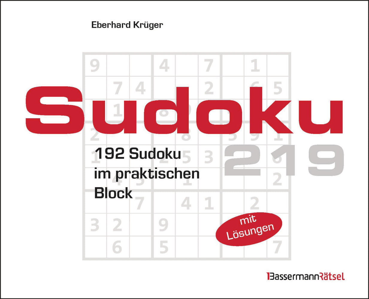 Sudokublock 219 (Eberhard Krüger)