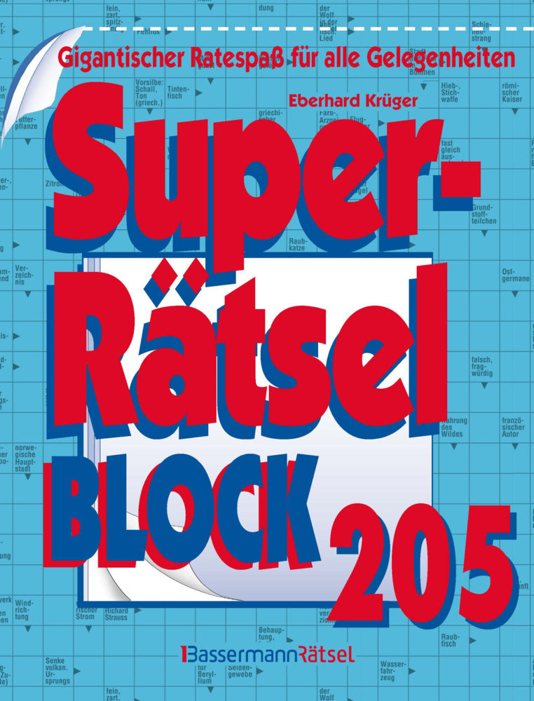 Superrätselblock 205 (Eberhard Krüger)
