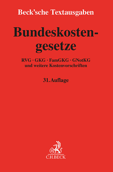 Bundeskostengesetze