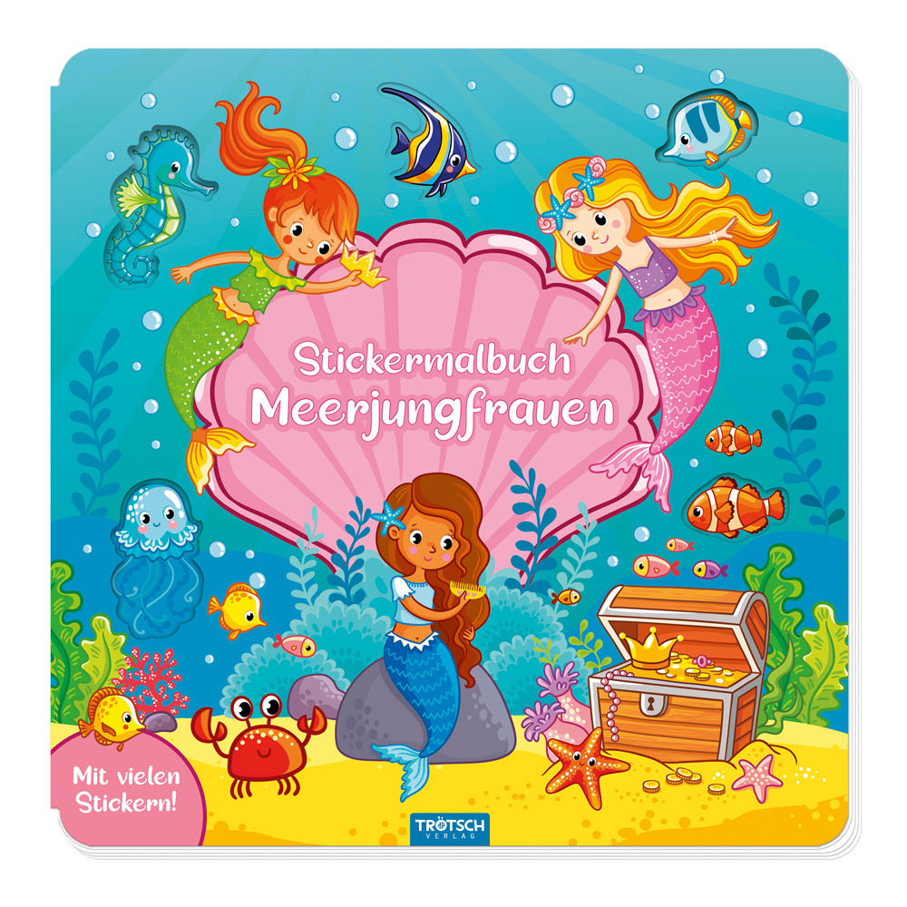 Trötsch Malbuch Stickermalbuch Meerjungfrauen (Trötsch Verlag Gmbh & Co.Kg)
