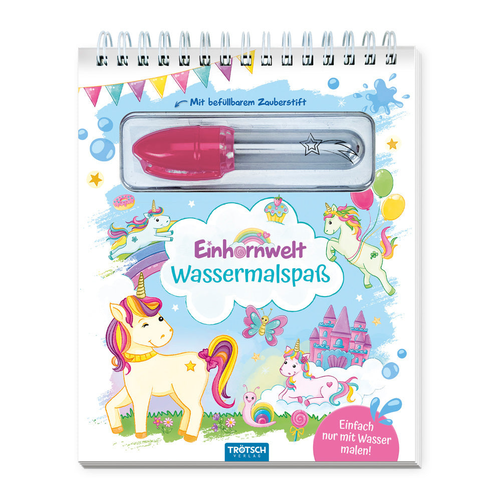 Trötsch Wassermalspaß mit Zauberstift Einhornwelt (Trötsch Verlag Gmbh & Co.Kg)