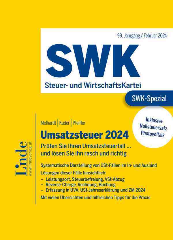 SWK-Spezial Umsatzsteuer 2024 (Stefan Melhardt)