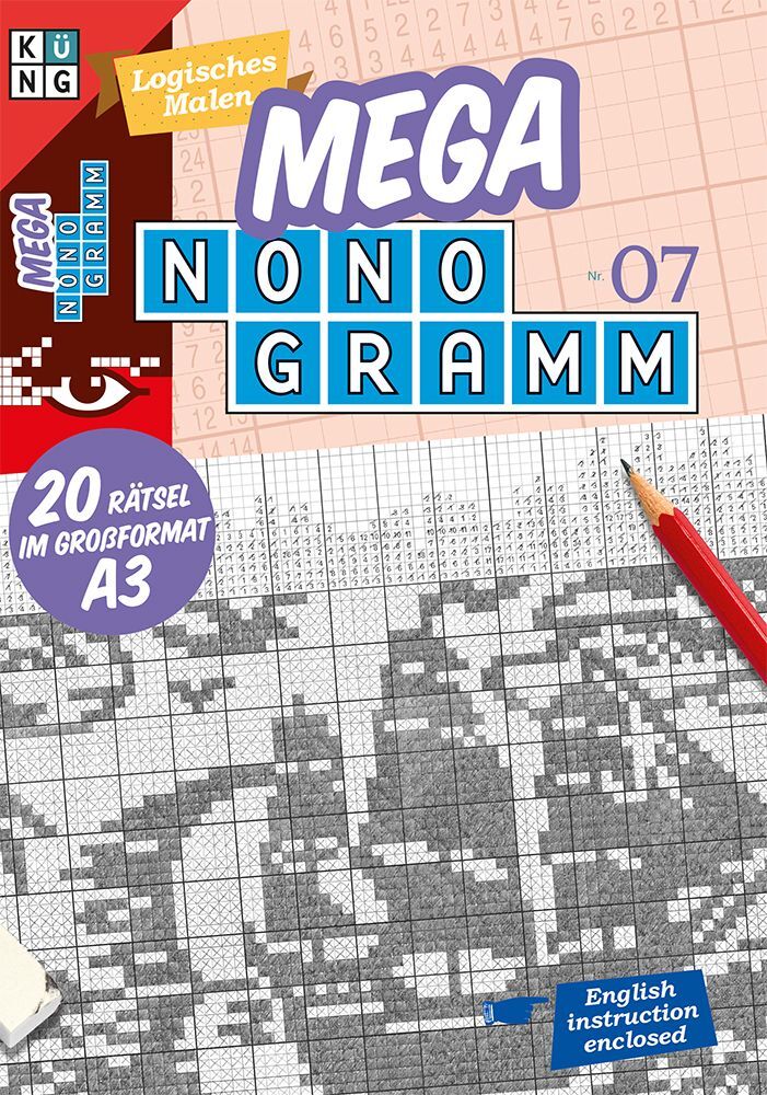 Mega-Nonogramm 07, 20 Teile (Keesing Schweiz Ag)