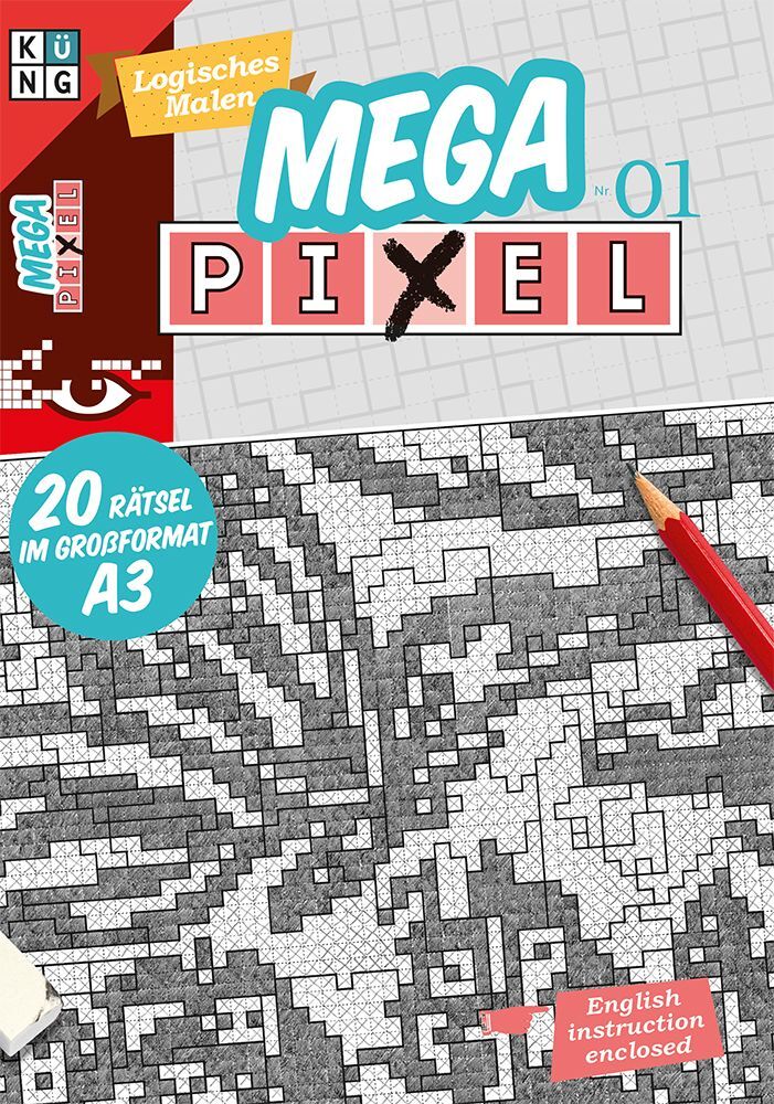 Mega-Pixel 01, 20 Teile (Conceptis Puzzles)