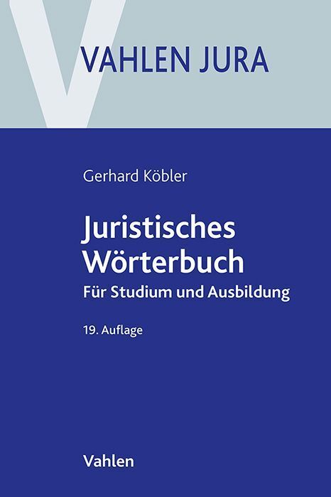 Juristisches Wörterbuch (Gerhard Köbler)