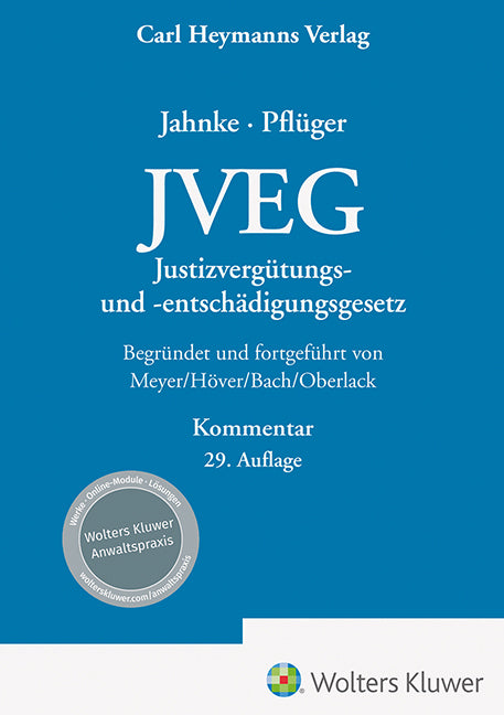 JVEG - Kommentar (Britta Jahnke)