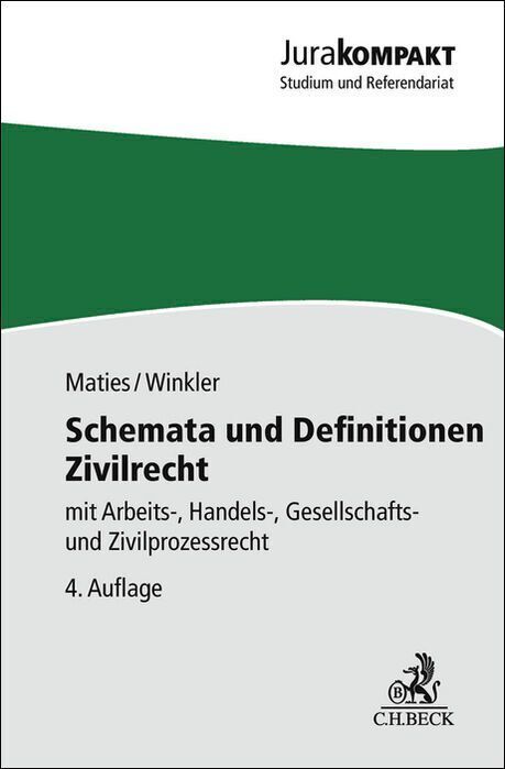 Schemata und Definitionen Zivilrecht (Martin Maties)