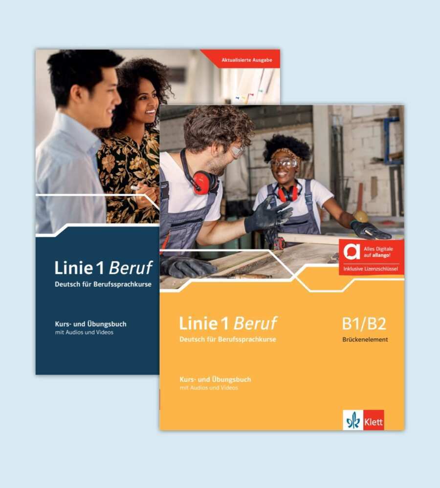 Linie 1 Beruf B1/B2 Brückenelement und B2 - Hybride Ausgabe allango, m. 1 Beilage (Stefanie Dengler)