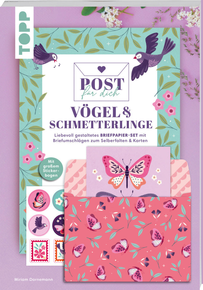 Post für dich. Vögel & Schmetterlinge (Miriam Dornemann)