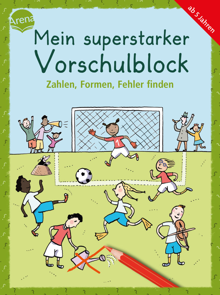 Mein superstarker Vorschulblock. Zahlen, Formen, Fehler finden (Friederike Barnhusen)