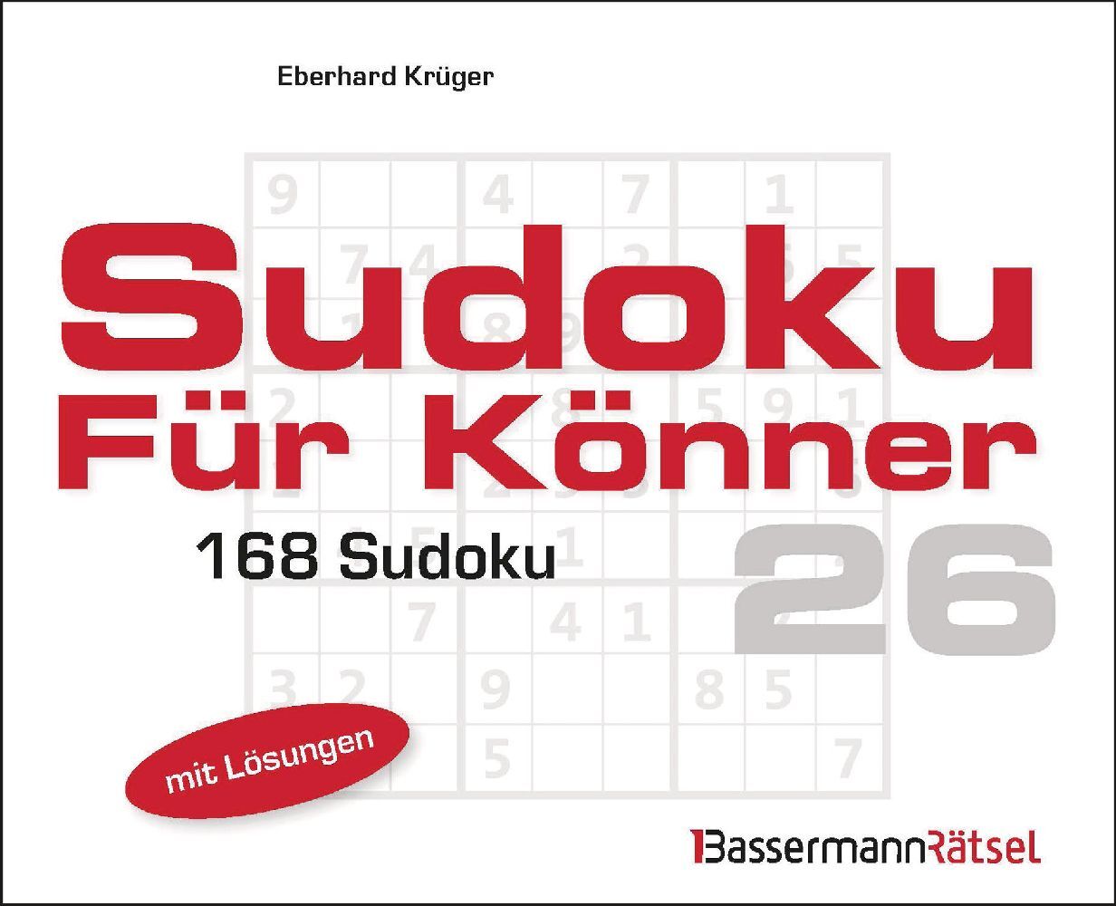 Sudoku für Könner 26 (Eberhard Krüger)