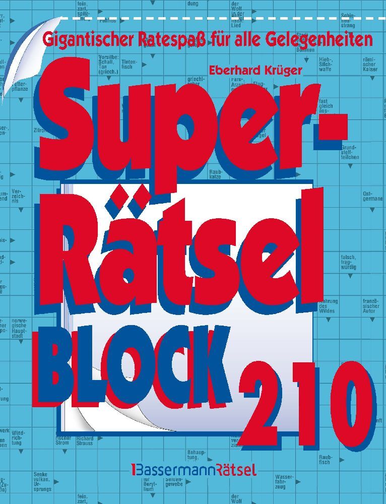 Superrätselblock 210 (Eberhard Krüger)