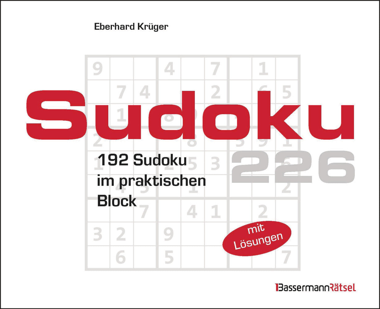 Sudokublock 226 (Eberhard Krüger)