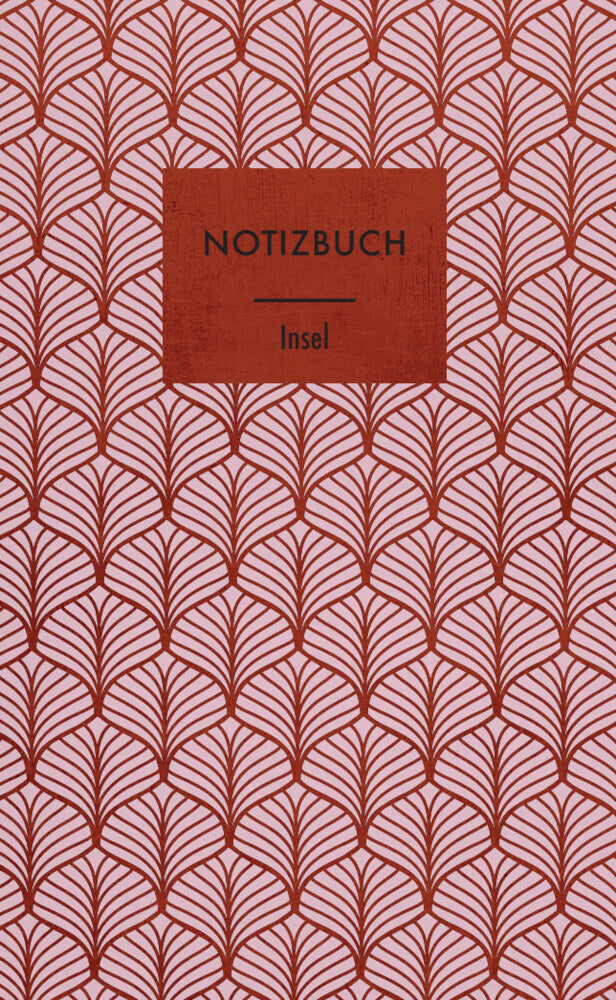 Notizbuch »Art déco rostrot« (Insel Verlag)