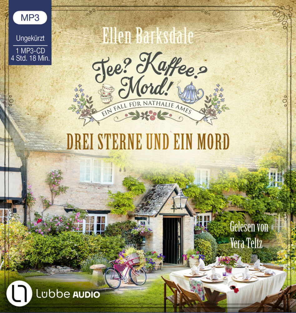 Tee? Kaffee? Mord! - Drei Sterne und ein Mord, 1 Audio-CD, 1 MP3 (Ellen Barksdale)