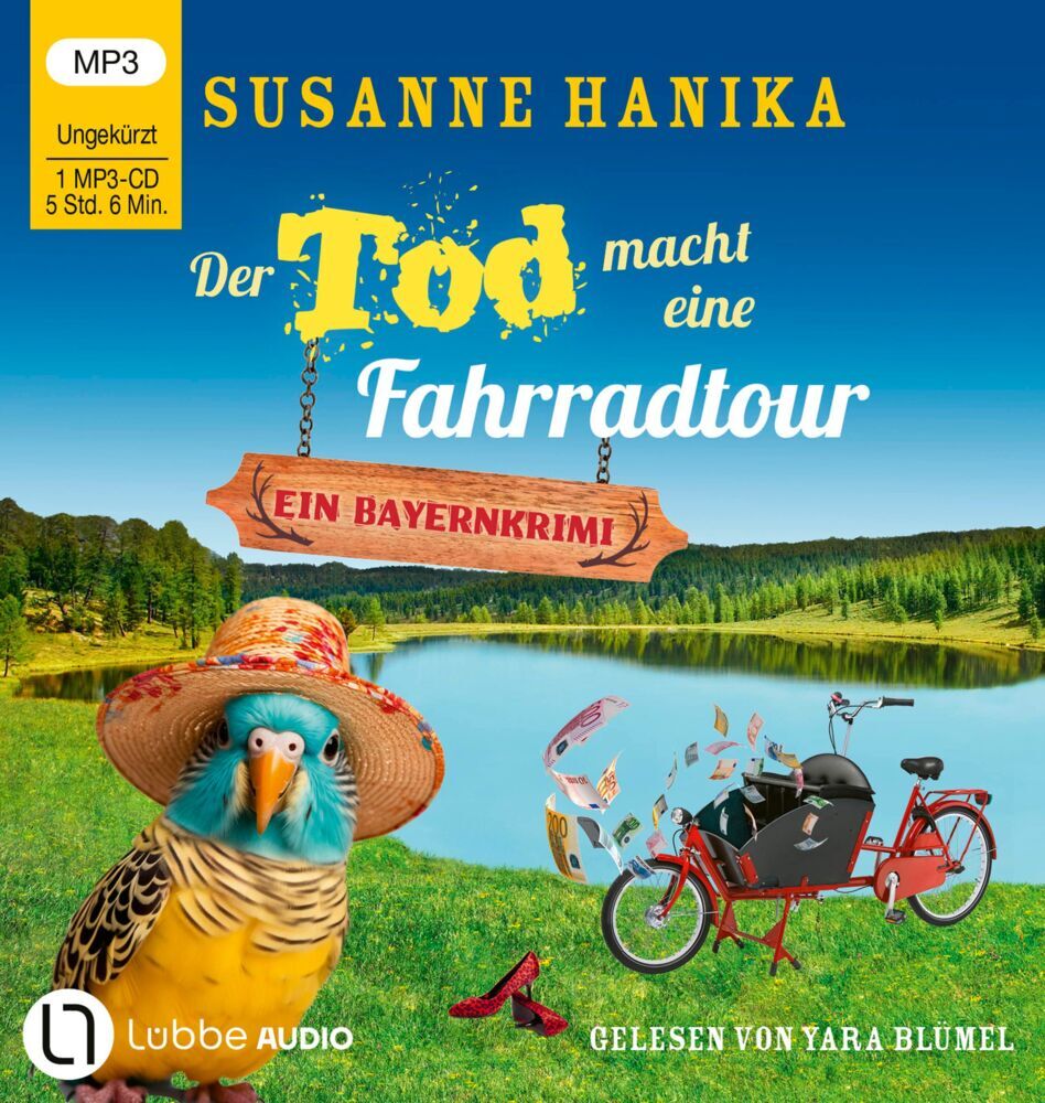 Der Tod macht eine Fahrradtour, 1 Audio-CD, 1 MP3 (Susanne Hanika)