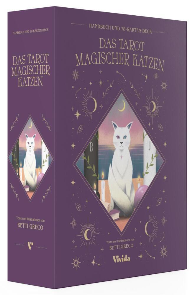Das Tarot magischer Katzen (VIVIDA) (Betti Greco)