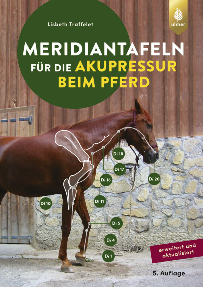 Meridiantafeln für die Akupressur beim Pferd (Lisbeth Traffelet)