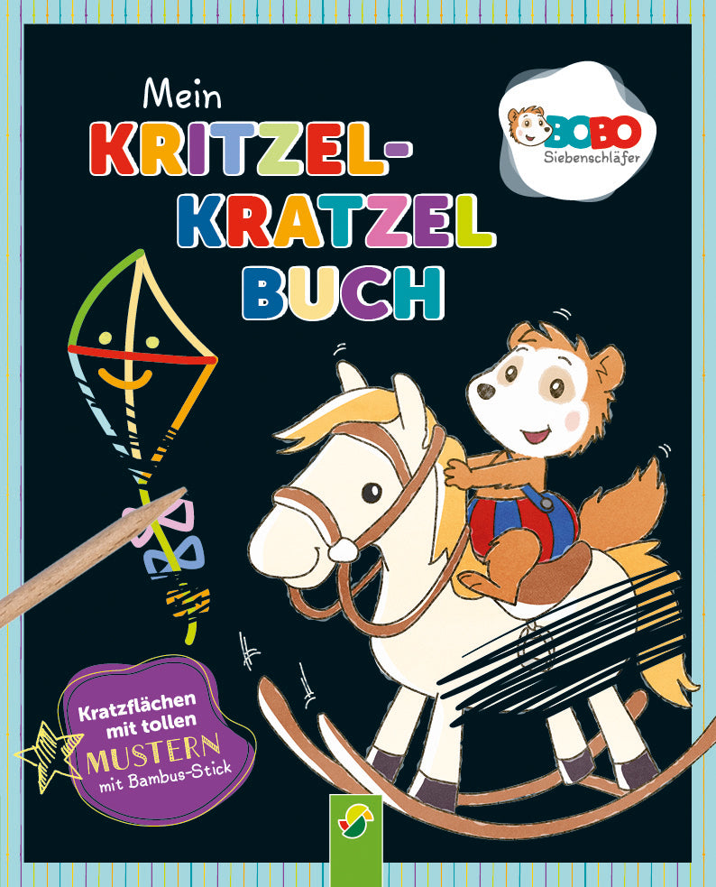 Bobo Siebenschläfer Mein Kritzel-Kratzel-Buch (Schwager & Steinlein Verlag)