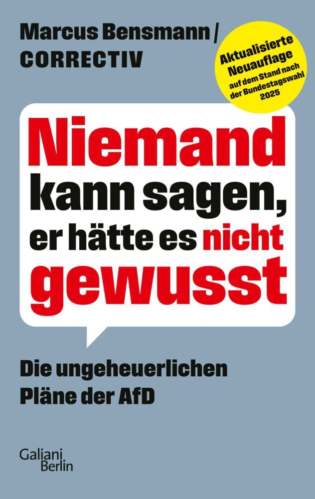 Niemand kann sagen, er hätte es nicht gewusst (Marcus Bensmann)