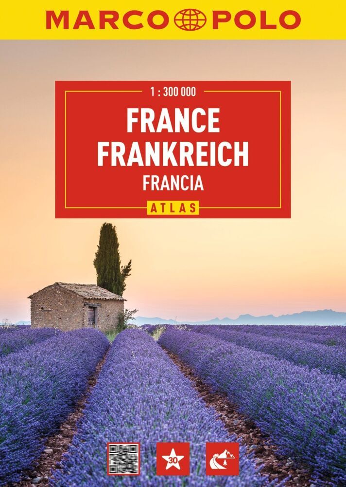 MARCO POLO Reiseatlas Frankreich 1:300.000 (Marco Polo Verlag)