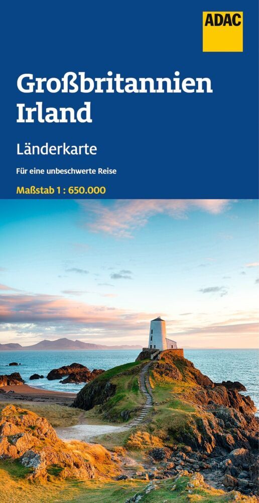 ADAC Länderkarte Großbritannien, Irland 1:650.000