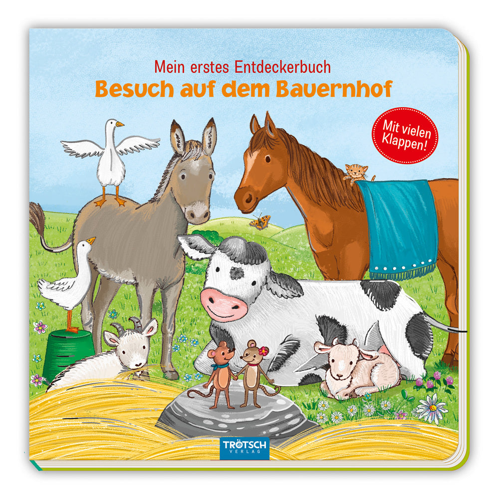 Trötsch Pappenbuch mit Klappen Mein erstes Entdeckerbuch Besuch im auf dem Bauernhof (Trötsch Verlag Gmbh & Co.Kg)