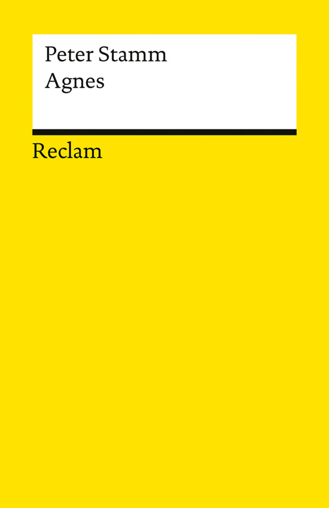 Agnes. Roman (Peter Stamm)