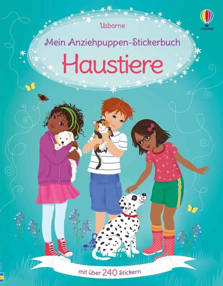 Mein Anziehpuppen-Stickerbuch: Haustiere