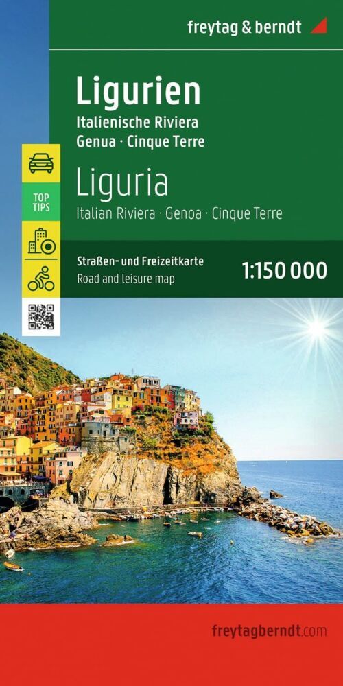 freytag & berndt Straßenkarte Ligurien 1:150.000
