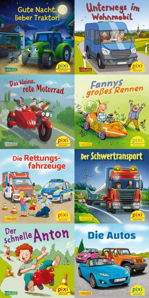 Pixi-8er-Set 298: Pixis Lieblings-Fahrzeuge (8x1 Exemplar), 8 Teile (Diverse)