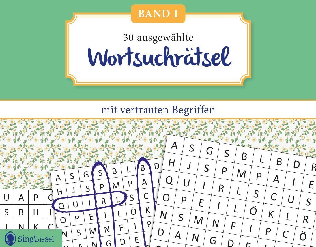 Wortsuchrätsel für Senioren mit vertrauten Begriffen. Rätselspaß, Beschäftigung und Gedächtnistraining für Senioren. Auch mit Demenz. Großdruck (Linus Paul)