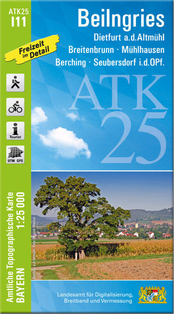 ATK25-I11 Beilngries (Amtliche Topographische Karte 1:25000) (Breitband Und Vermessung, Bayern Landesamt Für Digitalisierung)