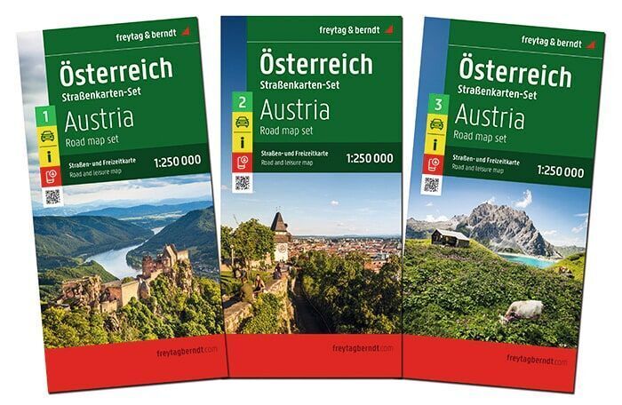 freytag & berndt Straßenkarte Österreich Set 1:250.000