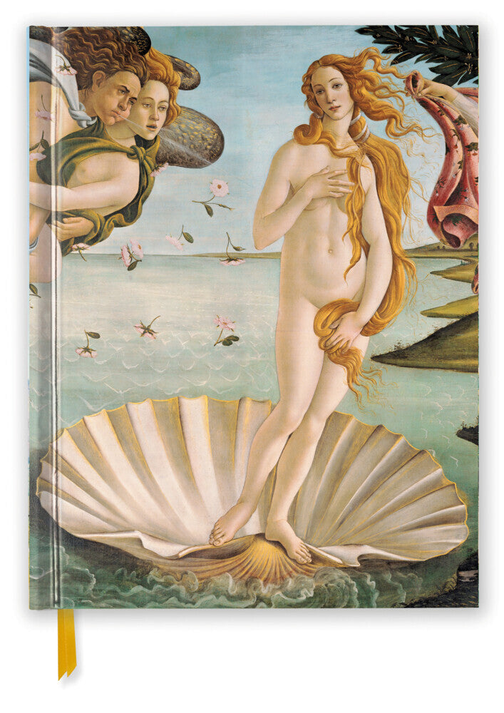 Premium Skizzenbuch: Sandro Botticelli, Die Geburt der Venus (Flame Tree Publishing)