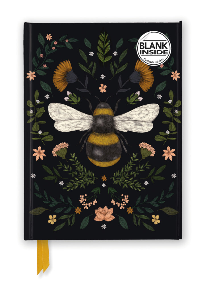 Premium Notizbuch Blank DIN A5: Jade Mosinski, Biene (Flame Tree Publishing)