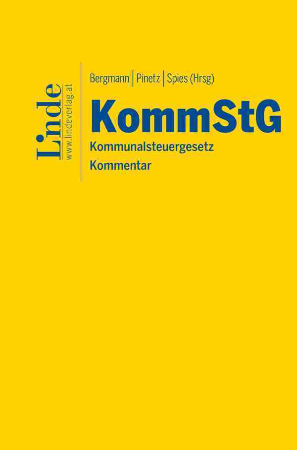 KommStG | Kommunalsteuergesetz (Sebastian Bergmann)