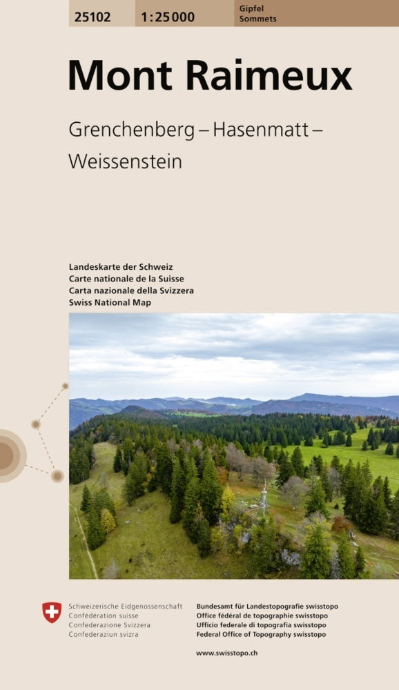 25102 Mont Raimeux (Bundesamt Für Landestopografie Swisstopo)