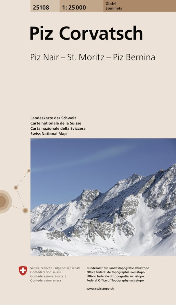25108 Piz Corvatsch (Bundesamt Für Landestopografie Swisstopo)